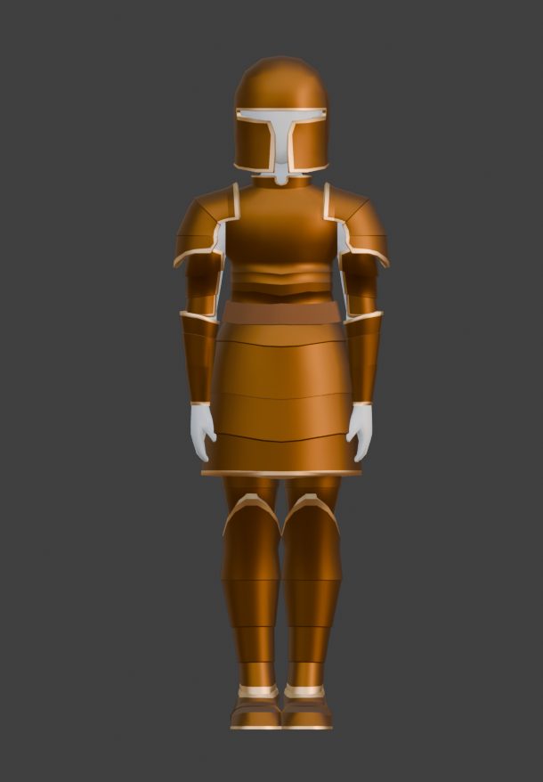 Bronze full plate armor set