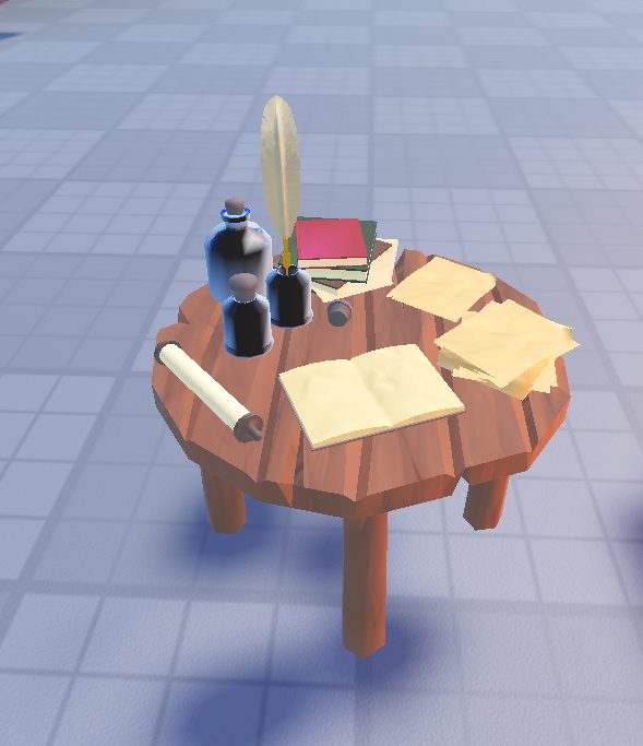 Writing desk prop